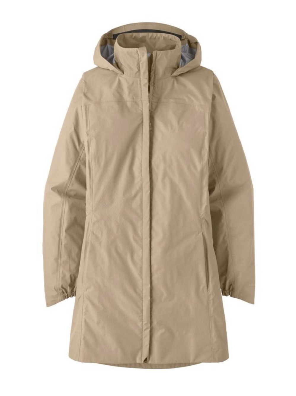 NWT Patagonia women's Torrentshell 3L Rain Parka sz S seabird grey (C)